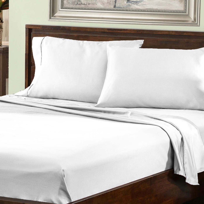 Solid 800-Thread Count Cotton Blend Deep Pocket Sheet Set