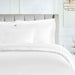 Egyptian Cotton 850 Thread Count Solid Duvet Cover Set - White