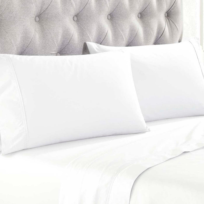 Organic Cotton 300 Thread Count Percale Pillowcases, Set of 2