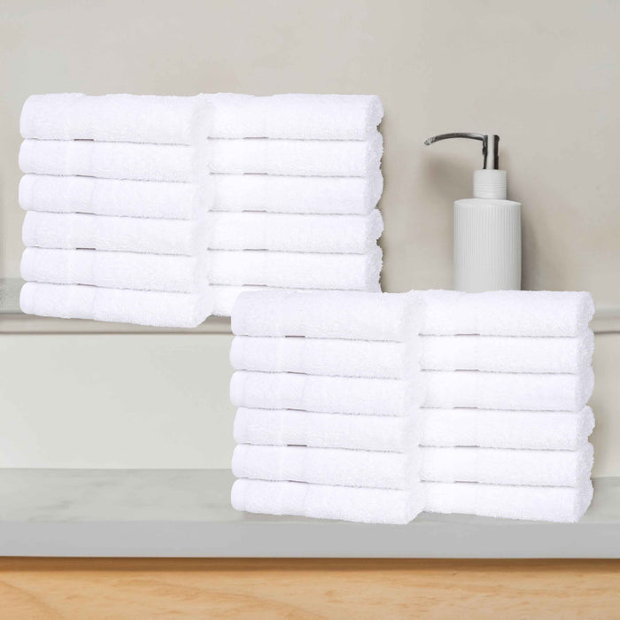 Franklin Cotton Eco Friendly 24 Piece Face Towel Set