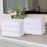 Zero Twist Cotton Solid and Jacquard  Chevron Hand Towel Assorted Set of 6
