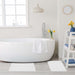 Cotton Eco Friendly 2 Piece Absorbent Bath Mat Set - White