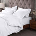 Egyptian Cotton 400 Thread Count Solid Duvet Cover Set - White