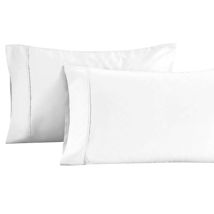 Cotton Blend 1400-1500 Thread Count Pillowcase, Set of 2