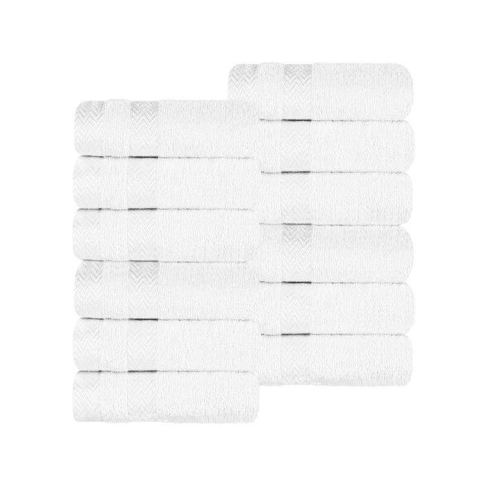 Hays Cotton Medium Weight Face Towel Washcloth Set of 12