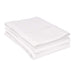 Cotton Flannel Solid 2 Piece Pillowcase Set - White