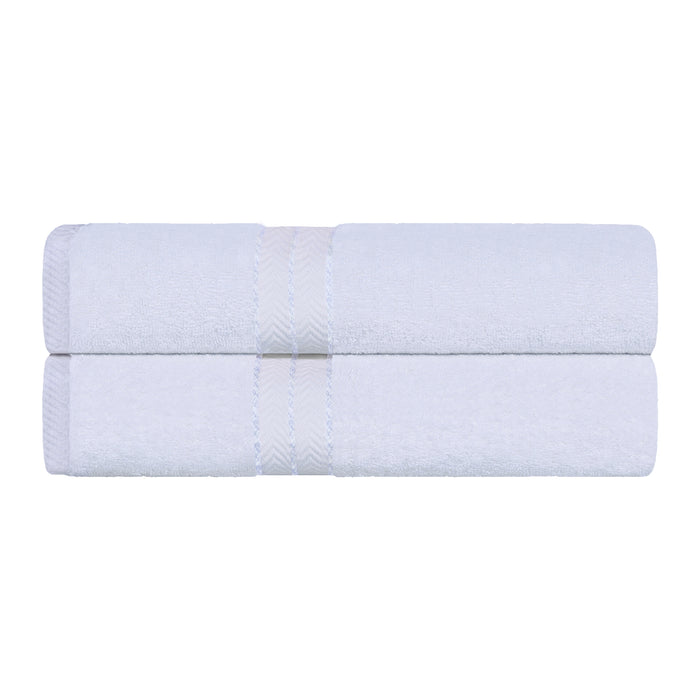Turkish Cotton Ultra-Plush Solid 2-Piece Highly Absorbent Bath Sheet Set