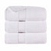Niles Egypt Produced Giza Cotton Dobby Ultra-Plush Bath Towel Set of 3 - White