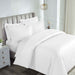 Egyptian Cotton 850 Thread Count Solid Duvet Cover Set - White