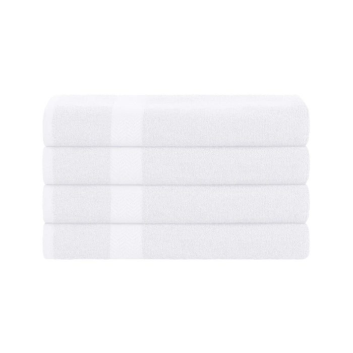 Franklin Cotton Eco Friendly 4 Piece Bath Towel Set