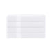 Franklin Cotton Eco Friendly 4 Piece Bath Towel Set - White