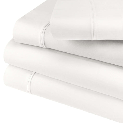 800 Thread Count Cotton Blend Solid Deep Pocket Sheet Set - White