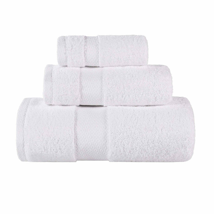 Niles Egypt Produced Giza Cotton Dobby Absorbent 3 Piece Towel Set