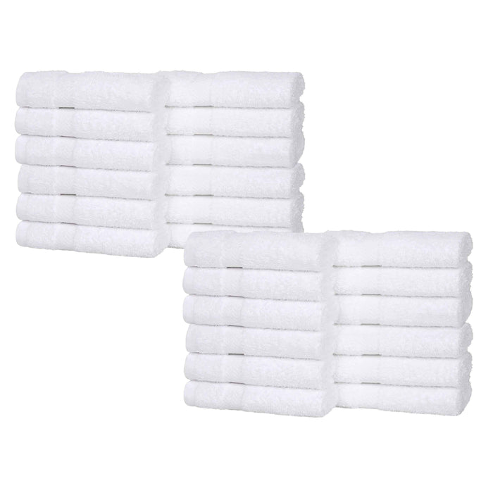 Franklin Cotton Eco Friendly 24 Piece Face Towel Set