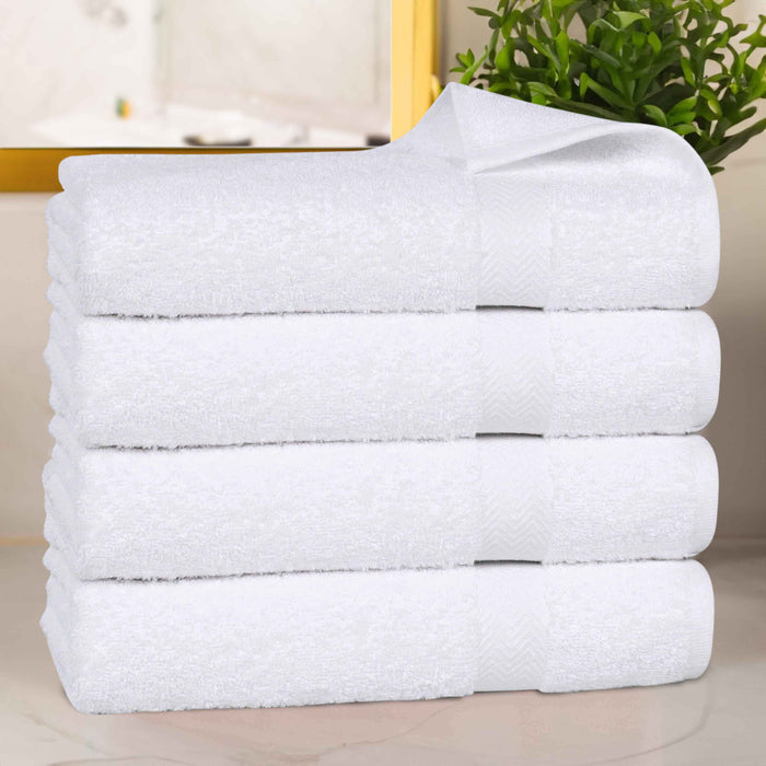 Franklin Cotton Eco Friendly 4 Piece Bath Towel Set