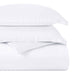 Egyptian Cotton 400 Thread Count Solid Duvet Cover Set - White