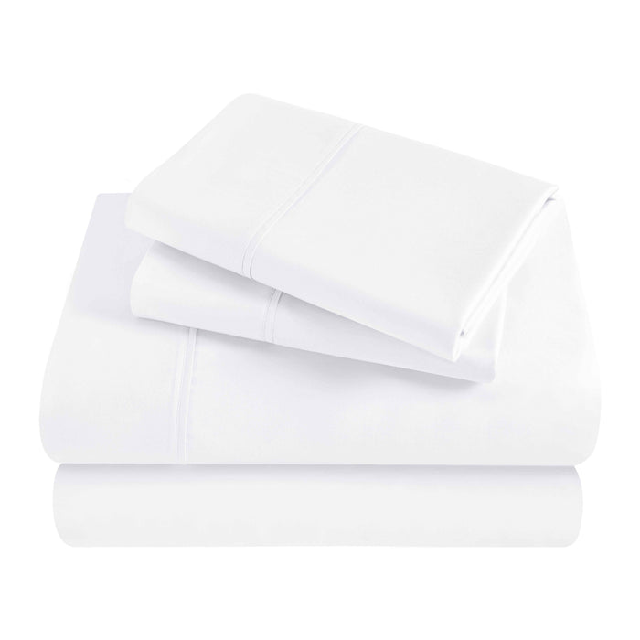 Egyptian Cotton 300 Thread Count Solid Deep Pocket Sheet Set