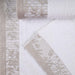 Wisteria Cotton Decorative 6 Piece Towel Set - White