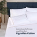 Egyptian Cotton 1000 Thread Count Embroidered Pillowcases (Set of 2) - White