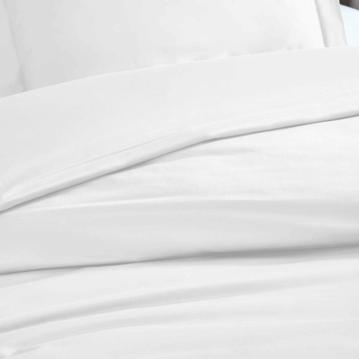 1200 Thread Count Egyptian Solid Cotton Duvet Cover Set