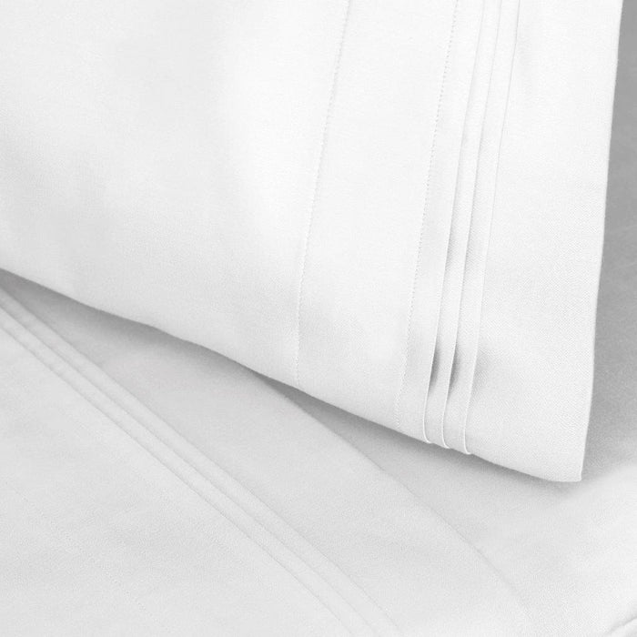 1500 Thread Count Egyptian Cotton Solid  2 Piece Pillowcase Set