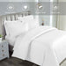 Egyptian Cotton 850 Thread Count Solid Duvet Cover Set - White