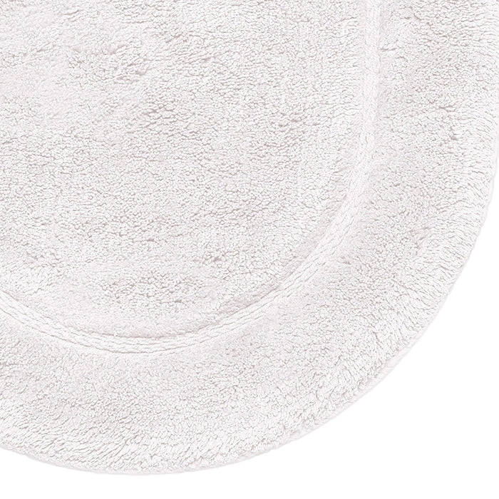 Cotton Non Slip Oval 2-Piece Bath Rug Set