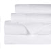 Organic Cotton 300 Thread Count Percale Flat Bed Sheet - White