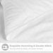 Reversible Striped Down Alternative Comforter - White