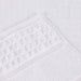 Zero Twist Cotton Waffle Honeycomb Soft Absorbent Hand Towel Set of 6 - White