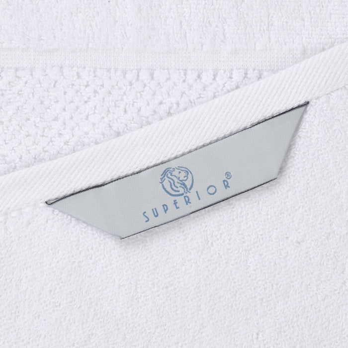 Mile Smart Twist Cotton Solid Broad Border Bath Sheets, Set of 2