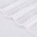 Zero Twist Cotton Waffle Honeycomb Plush Soft Absorbent 12-Piece Towel Set - White