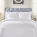 Riverton Cotton Cross-Stitch Embroidered 3-Piece Duvet Cover Set - White