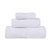 Larissa Cotton Geometric Embroidered 3-Piece Assorted Towel Set - White-White