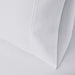 1200 Thread Count Cotton Blend 2 Piece Solid Pillowcase Set - White