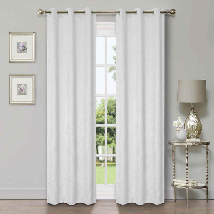 Waverly Modern Washable Room Darkening Blackout Curtain Panel Set