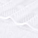 Lodie Cotton Plush Jacquard Solid and Two-Toned Bath Sheet Set of 2 - White