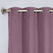 Solid Machine Washable Room Darkening Blackout Curtains, Set of 2 - Blue Nile Mills