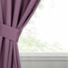 Solid Machine Washable Room Darkening Blackout Curtains, Set of 2 - Wisteria