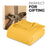 Basketweave All Season Cotton Bed Blanket & Sofa Throw -Yellow