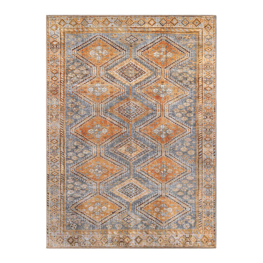 Southwestern Geometric Diamonds Indoor Area Rug Or Runner Rug - Dijon Yellow