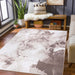 Yuma Abstract Marble Indoor Area Rug or Runner Rug - Beige