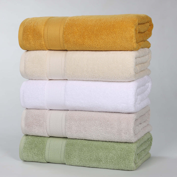 Belmont Zero Twist Cotton Medium Weight Absorbent 3 Piece Towel Set