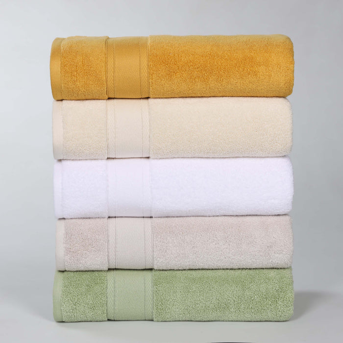 Belmont Zero Twist Cotton Medium Weight Absorbent 3 Piece Towel Set