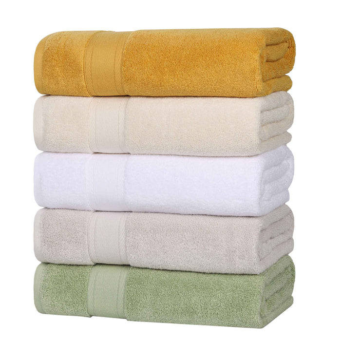 Belmont Zero Twist Cotton Medium Weight Absorbent 3 Piece Towel Set