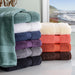 Zero Twist Cotton Ultra-Soft Absorbent Assorted 12 Piece Towel Set 