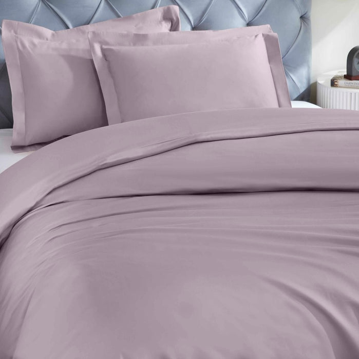 1200 Thread Count Egyptian Solid Cotton Duvet Cover Set