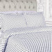 600 Thread Count Cotton Blend Polka Dot Duvet Cover Set - White