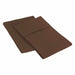 2 Piece Microfiber Wrinkle Resistant Solid Pillowcase Set - Mocha