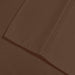 2 Piece Microfiber Wrinkle Resistant Solid Pillowcase Set - Mocha